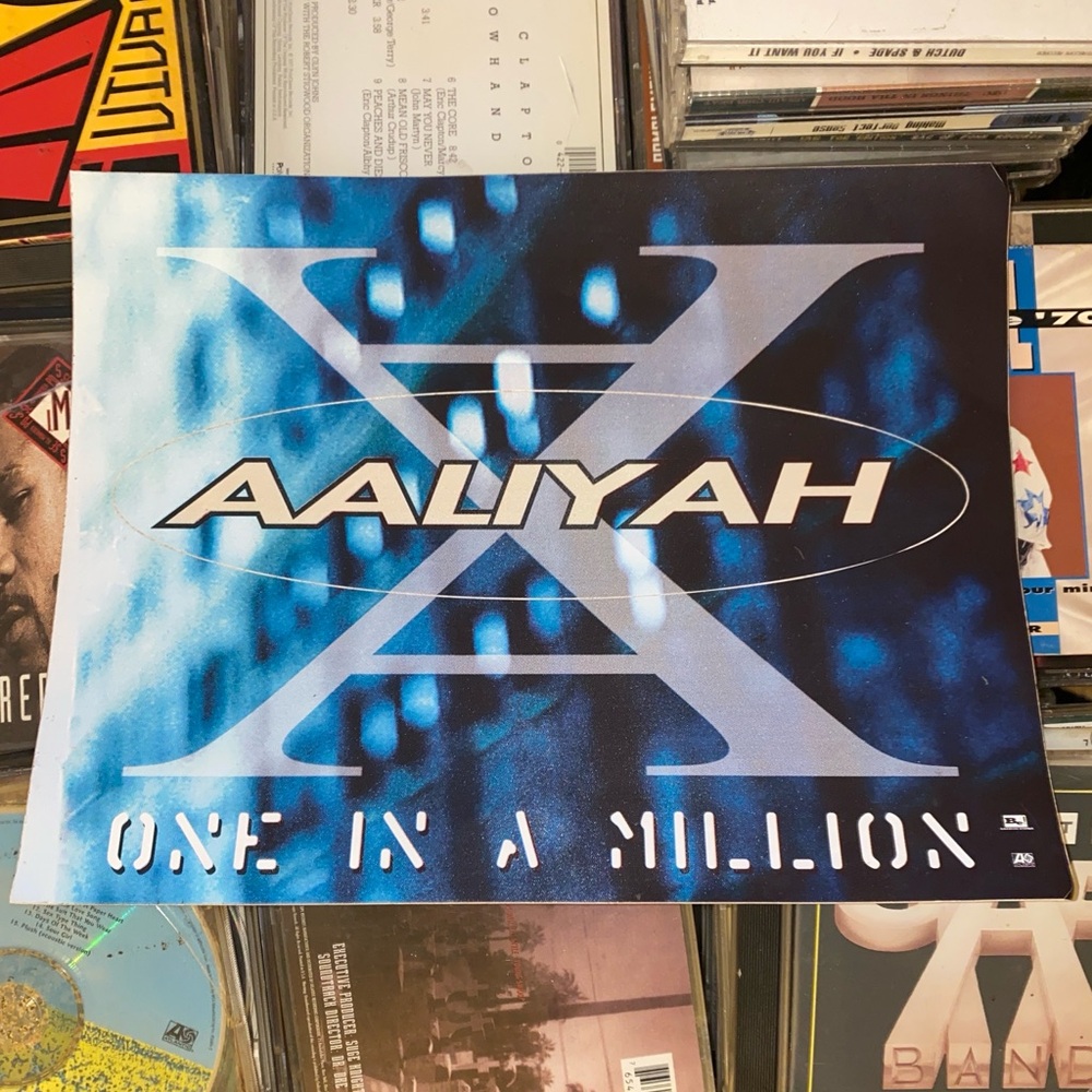 Aaliyah one in a million sticker